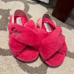 Juicy Couture Fuzzy Slippers